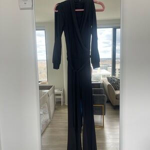 Elegant Black Bebe Jumpsuit